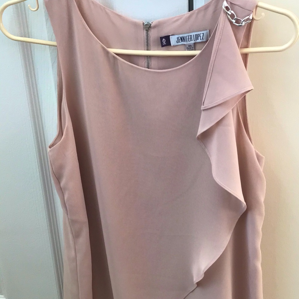 Jennifer Lopez Classy Formal Ruffle Top